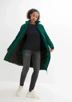 Daunenmantel mit recycelter Daune und isolierender Wärmetechnologie