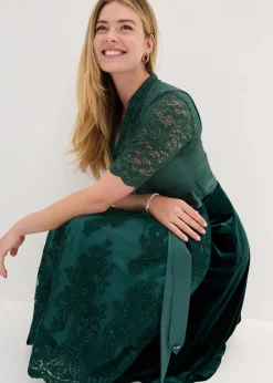 Dirndl mit bestickter Schürze (2-tlg. Set)