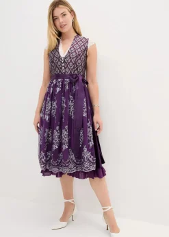 Dirndl mit Jacquard und Stickerei (2-tlg.Set)