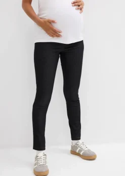 Elastische Umstands-Leggings in Jeansoptik