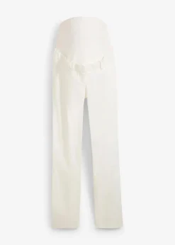 Elegante Umstandshose mit geradem Bein aus hautfreundlichem Baumwoll-Mix