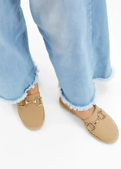 Espadrilles mit Schnalle