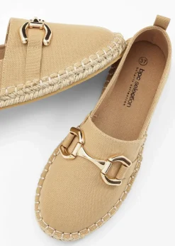 Espadrilles mit Schnalle
