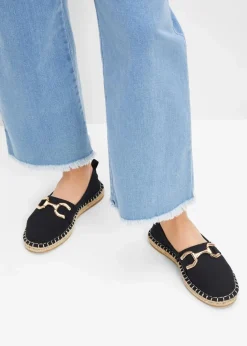 Espadrilles mit Schnalle