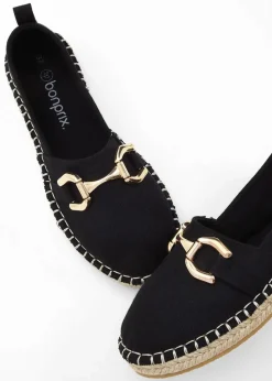 Espadrilles mit Schnalle