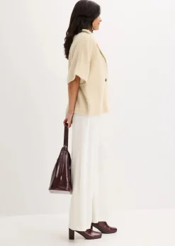 Federgarn Strickjacke