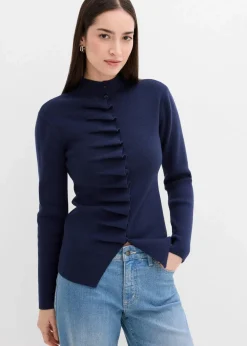 Feinstrickjacke aus softem Viskose-Mix