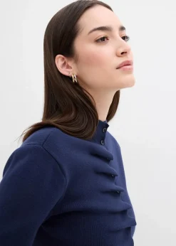 Feinstrickjacke aus softem Viskose-Mix