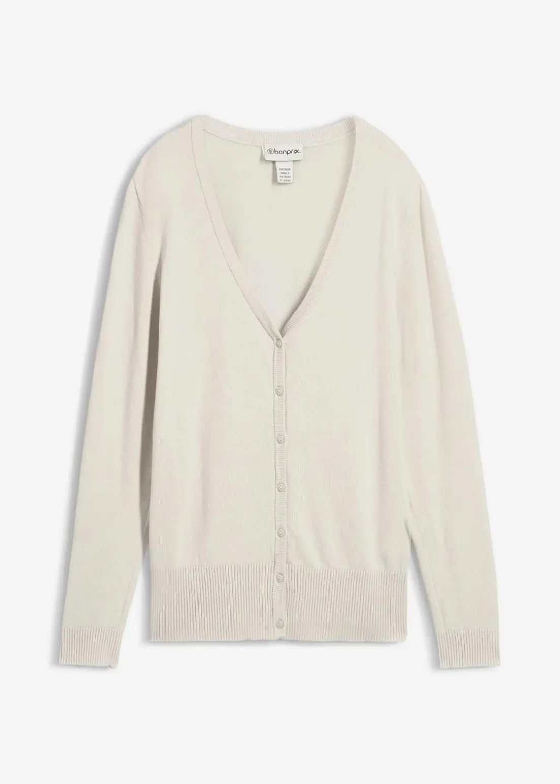 Feinstrickjacke mit Knopfleiste