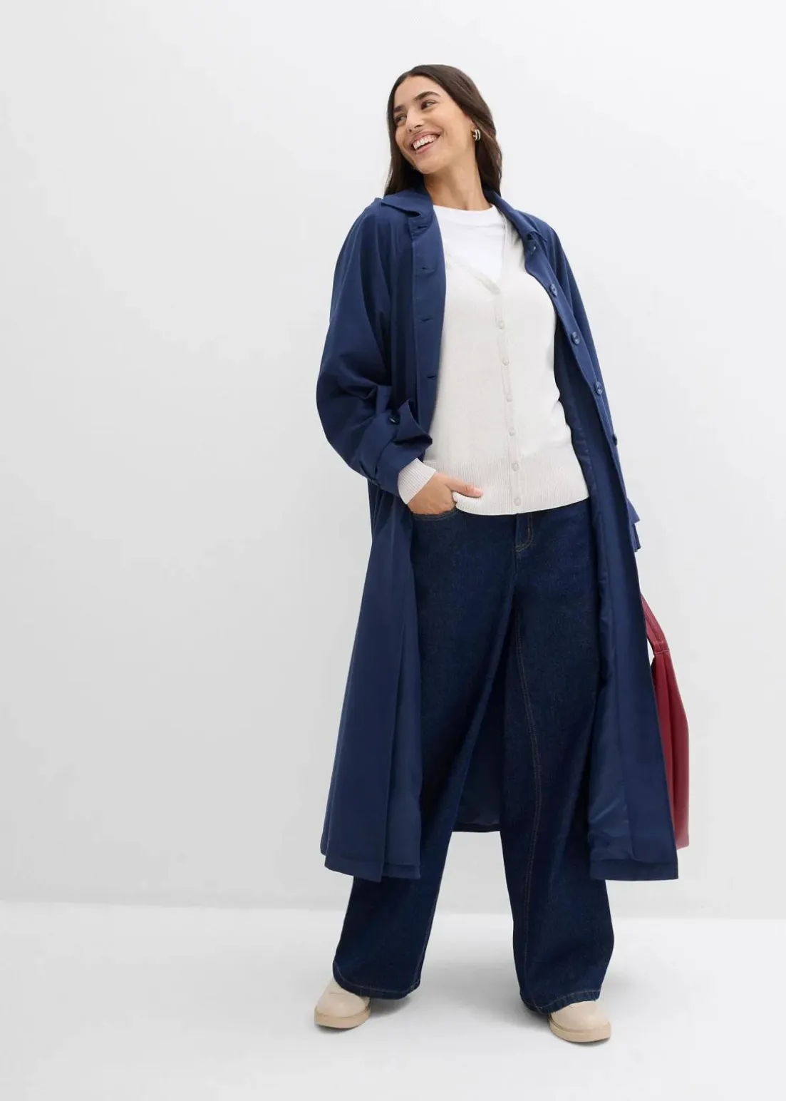 Feinstrickjacke mit Knopfleiste