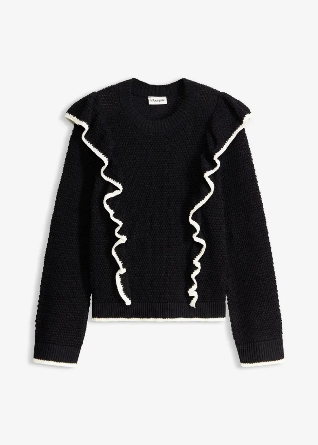 Feinstrickpullover aus Baumwoll-Mix