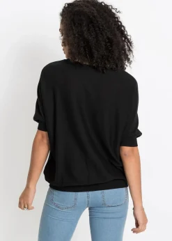 Feinstrickpullover aus Baumwoll-Mix