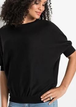 Feinstrickpullover aus Baumwoll-Mix