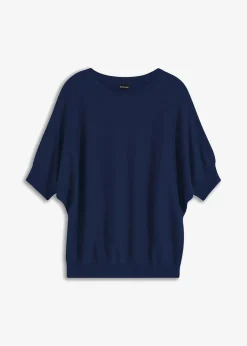 Feinstrickpullover aus Baumwoll-Mix