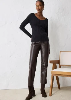 Feinstrickpullover aus Merinowolle