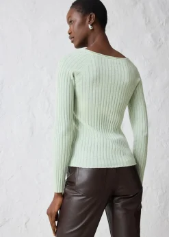 Feinstrickpullover aus Merinowolle