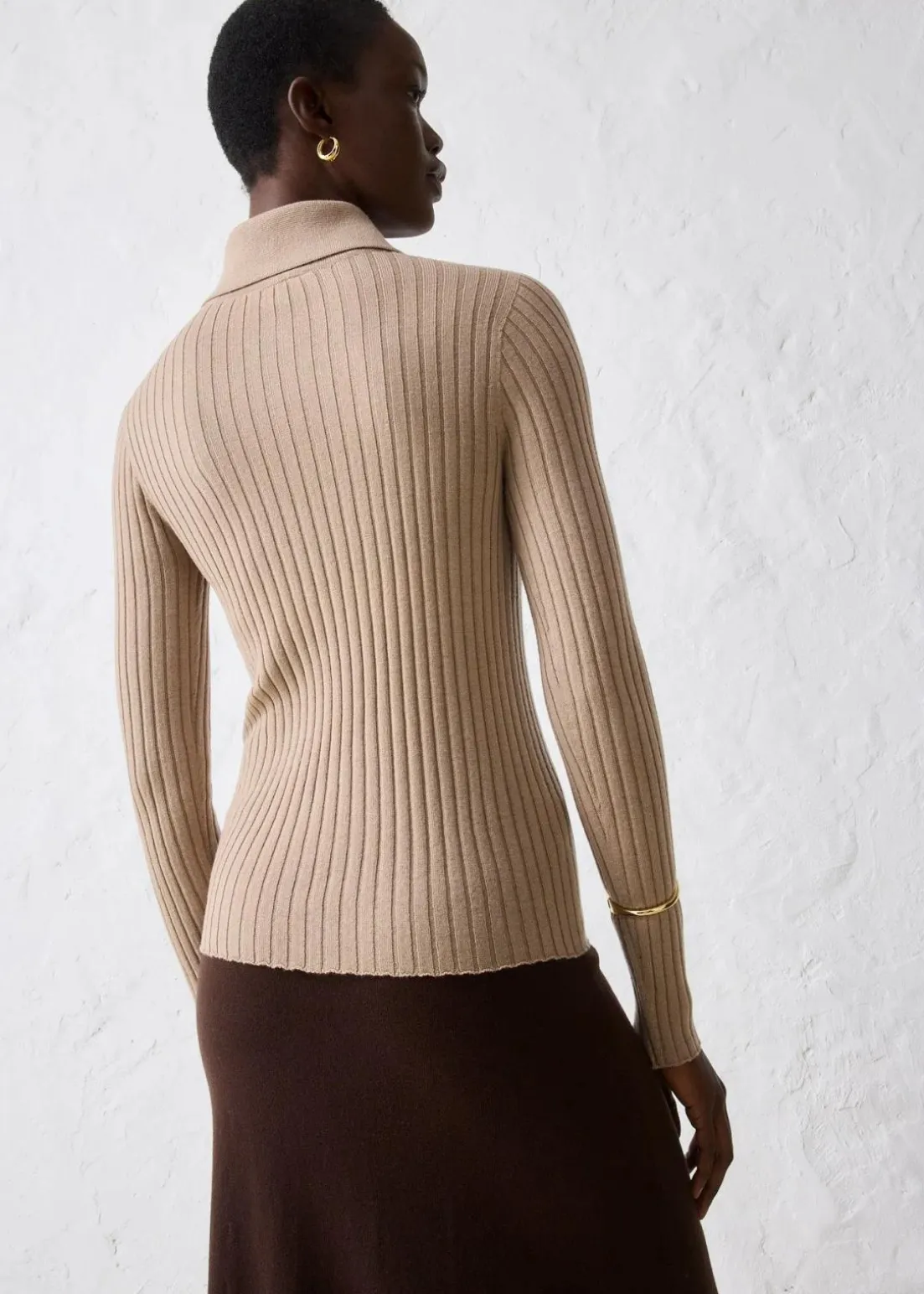 Feinstrickpullover aus Merinowolle