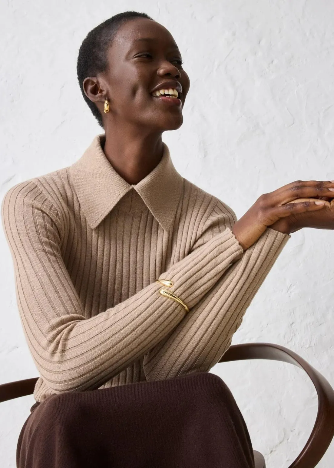 Feinstrickpullover aus Merinowolle