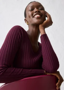 Feinstrickpullover aus Merinowolle