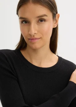 Feinstrickpullover aus softem Viskose-Mix