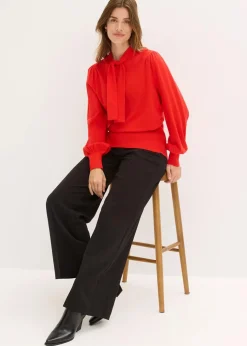 Feinstrickpullover aus softem Viskose-Mix