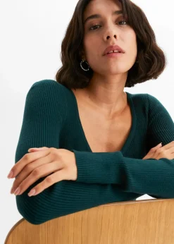 Feinstrickpullover aus softem Viskose-Mix