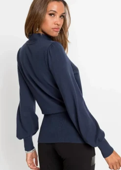 Feinstrickpullover aus softem Viskose-Mix