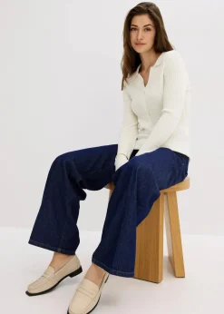 Feinstrickpullover aus softem Viskose-Mix