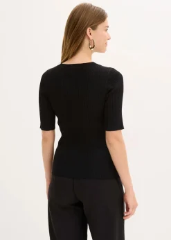 Feinstrickpullover aus softem Viskose-Mix