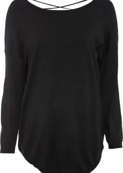 Feinstrickpullover aus Viskose-Mix