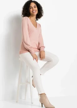 Feinstrickpullover aus Viskose-Mix