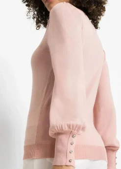 Feinstrickpullover aus Viskose-Mix