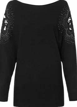 Feinstrickpullover aus Viskose-Mix