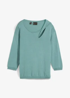 Feinstrickpullover in Viskose-Mix