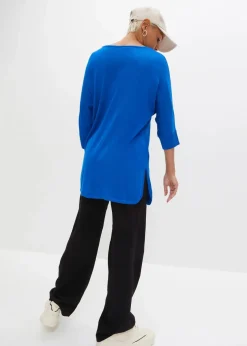 Feinstrickpullover mit 3/4 Arm