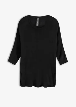 Feinstrickpullover mit 3/4 Arm