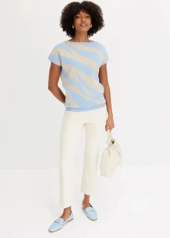 Feinstrickpullover mit Glitzergarn