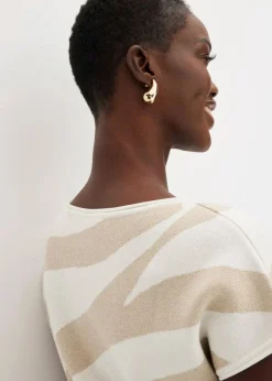 Feinstrickpullover mit Glitzergarn