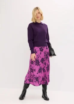 Feinstrickpullover mit Viskose