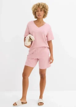 Feinstrickshirt mit Leinen