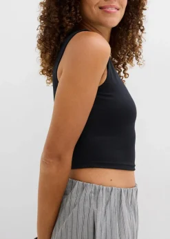 Figurbetontes Cropped Top, Doppelpack (2-tlg. Set)