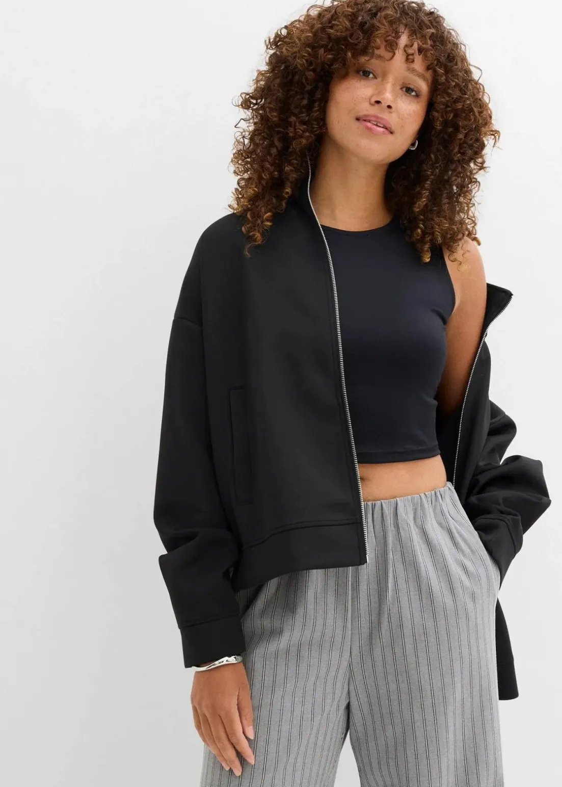 Figurbetontes Cropped Top, Doppelpack (2-tlg. Set)