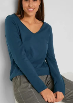 Figurbetontes Langarmshirt (2er Pack)