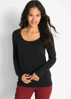 Figurbetontes Langarmshirt