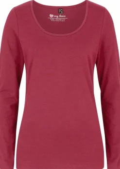 Figurbetontes Langarmshirt