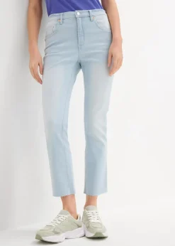 Flared Jeans High Waist, cropped