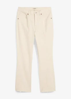 Flared Jeans High Waist, cropped