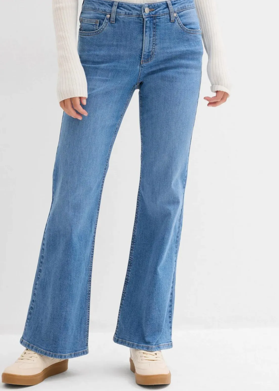 Flared-Jeans Mid Waist