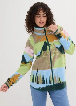 Fleecejacke mit Reißverschluss-Taschen