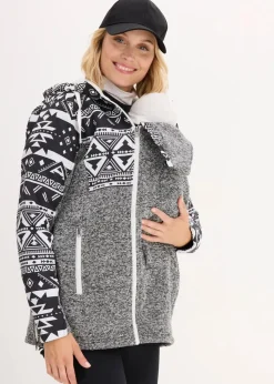 Fleece-Umstands- und Tragejacke